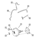 5015158AA - Service Brakes: Power Brake Booster for Mopar Image