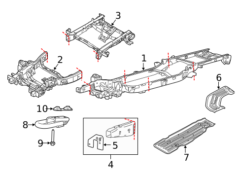 Frame & Components for 2014 Ford F-150 #0