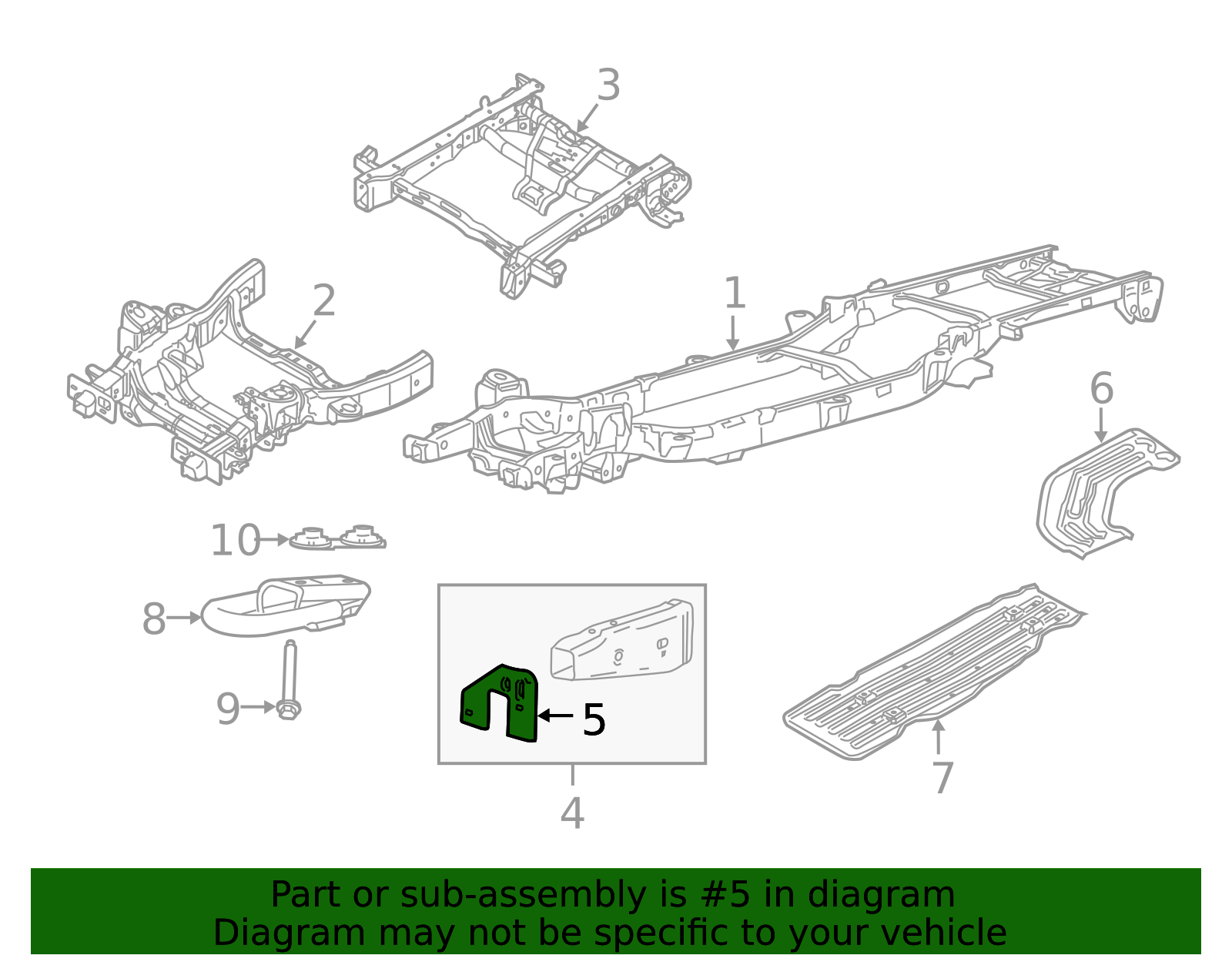 Front Bumper Bracket Pair For 2009-2014 Ford F-150 - Driver & Passenger Side Brackets Set