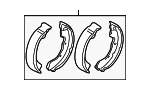 4800A092 - Brakes: Drum Brake Shoe for Mitsubishi Image image