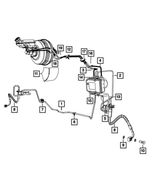 4683665 - Brakes: Brake Tube Clip for Mopar Image