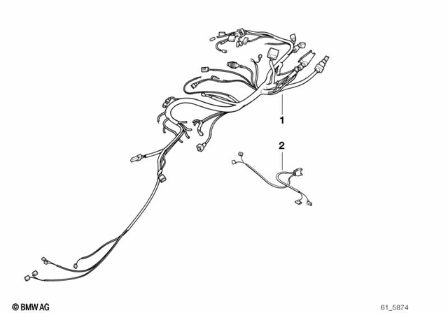 61112451640 - : Tail Part Wiring Harness for BMW-Motorrad Image