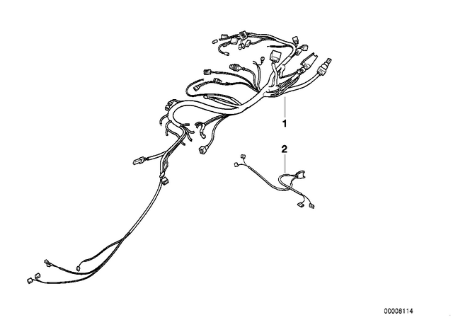 61112451640 - : Tail Part Wiring Harness for BMW-Motorrad Image