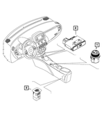 6CA23LXFAA - Electrical: Traction Control Switch for Fiat: 500X Image
