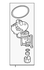 17048T20A00 - Fuel System: Fuel Filter for Honda Image