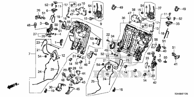 Rear Seat Components (1) for 2016 Honda CR-V #0