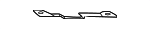 2327540100 - Body: Mount Plate for Mercedes-Benz Image