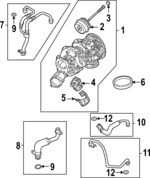 P2145909A - Fuel System: Coolant Line for Audi: A8 Quattro, RS7 Sportback, SQ7 Image