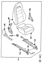 FD0188174 - : Seat Bracket for Mazda Image