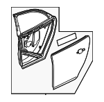 23481349 - Body: Door Shell for Chevrolet: Malibu, Malibu Limited Image