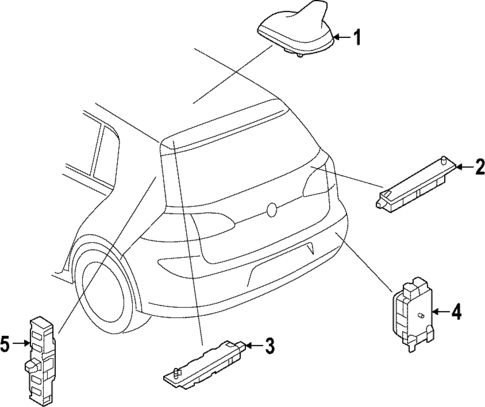 Antenna & Radio for 2025 Volkswagen GTI #0