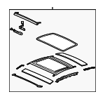 992898512D - Body: Sunroof Frame for Porsche Image
