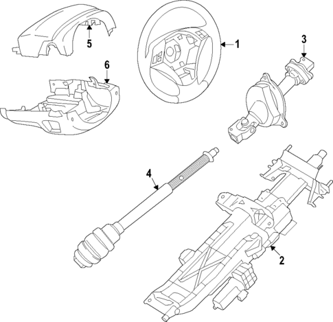 Steering Column for 2023 BMW M850i xDrive Gran Coupe #1