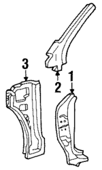 20297761 - Body: Hinge Pillar for GM Image