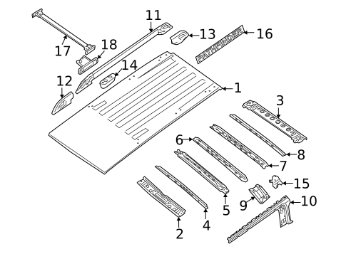 Exterior Trim - Roof for 2005 Nissan Pathfinder #1