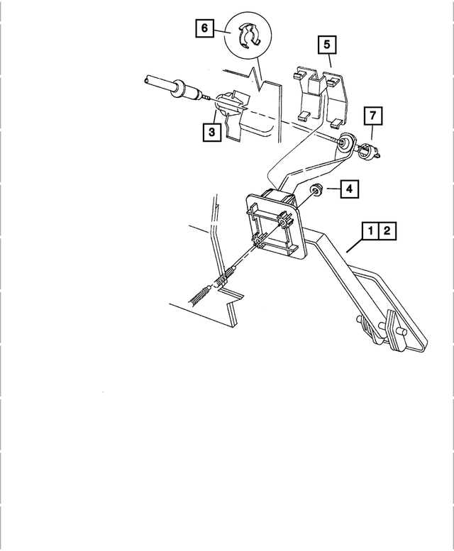 « 4612223AB – Fuel : Accélérateur Pedale Et Support pour Mopar Image »