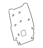 25797665 - Body: Seat Back Panel for GM Image