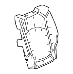 22775892 - Body: Seat Back Pad for Buick: Enclave | Chevrolet: Traverse | GMC: Acadia, Acadia Limited Image