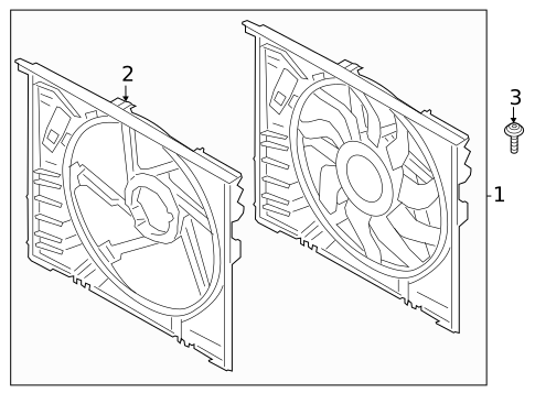Cooling Fan for 2021 BMW M4 #0