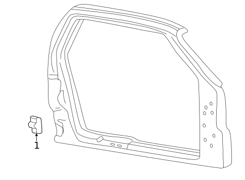 Exterior Trim - Cab for 1998 Ford F-250 #0