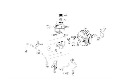 Brake Booster for 2019 Mercedes-Benz S63 AMG #0