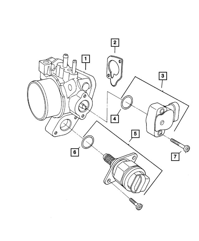 « 5104745AA – Fuel : Corps De Papillon pour Mopar Image »
