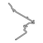 6J121075D - Cooling System: Tube for Audi: A3, A3 Quattro, Q3, Q3 Quattro, TT, TT Quattro, TTS Quattro Image