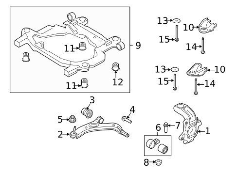 Steering, Gear & Related Components for 2014 Lincoln MKT #0