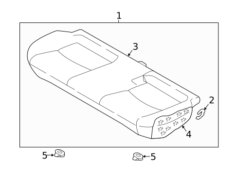 Second Row Seats for 2021 Mazda CX-3 #2