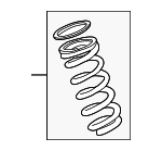 JLM12257 - Suspension: Coil Spring for Jaguar Image