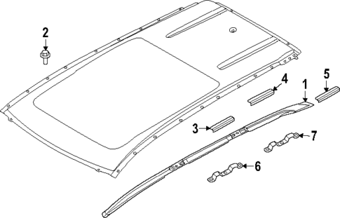 Exterior Trim - Roof for 2025 Nissan Armada #0