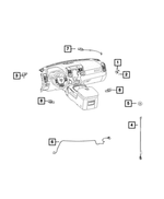5KX15HL1AB - Electrical: Led Bezel for Mopar Image