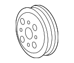 1617338041 - Belts &amp; Cooling: Engine Water Pump Pulley for Lexus Image