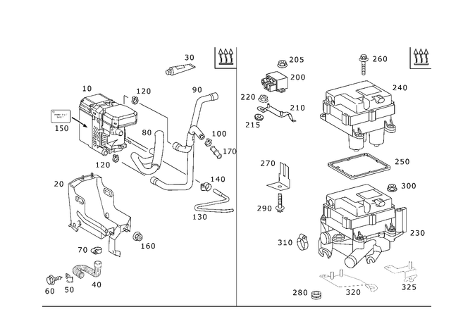 4703694 - Radiator: Fuel Metering Pump for Mercedes-Benz Image image