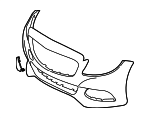 20588017409999 - : Bumper Cover for Mercedes-Benz Image