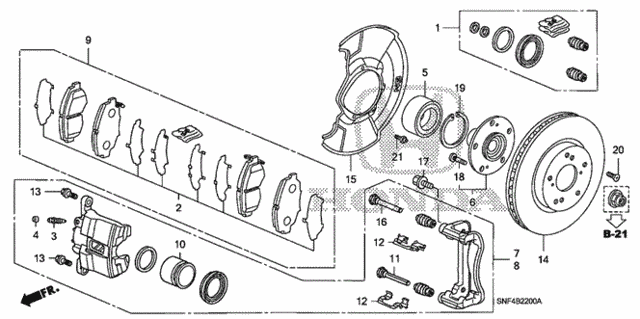 Front Brake for 2006 Honda Civic #0