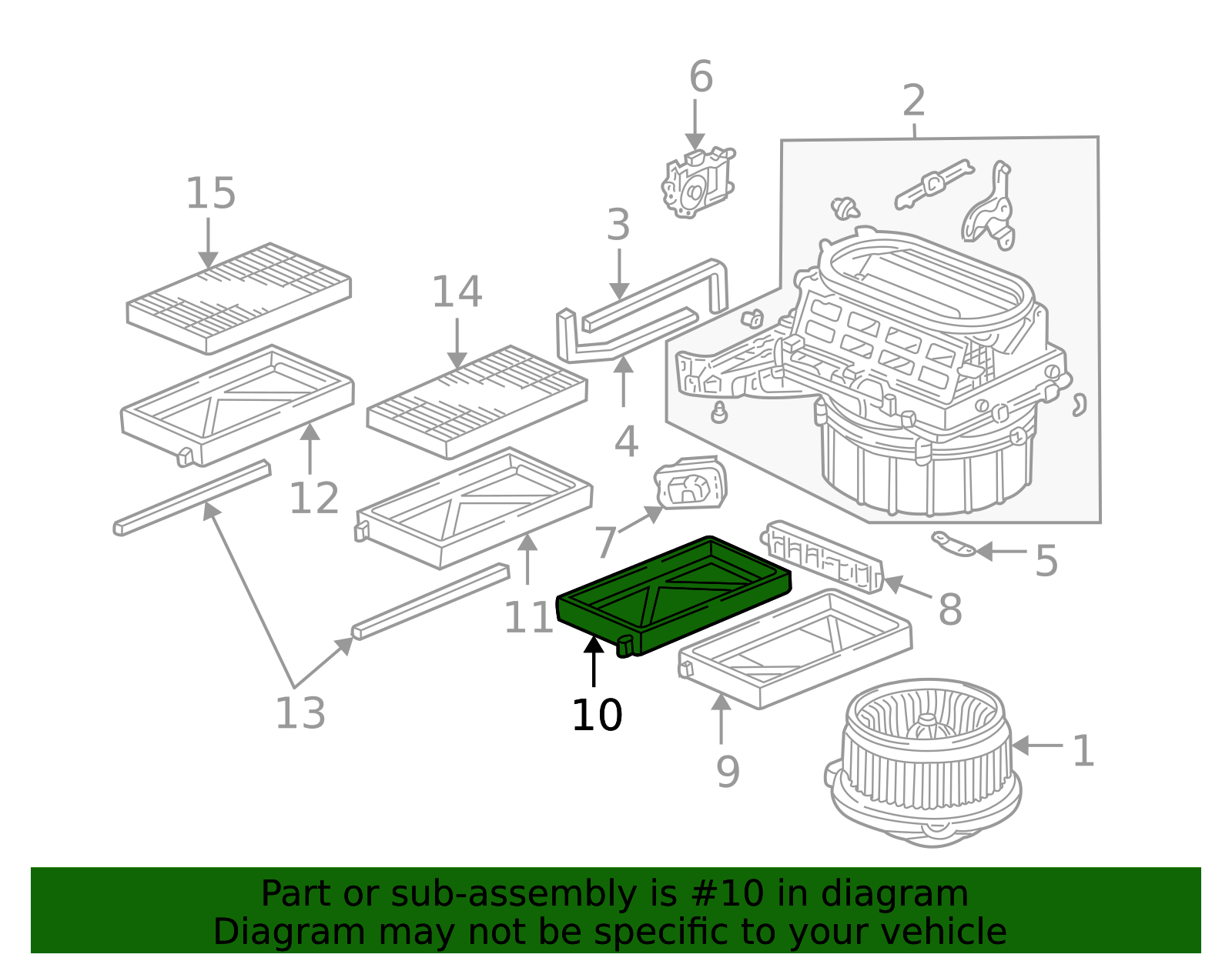 2001-2005 Honda Cabin Air Filter Case 80291-S5A-J01 | OEM Parts Online