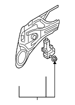 834041F010 - : Window Regulator - Passenger Side (RH) for Kia: Sportage Image