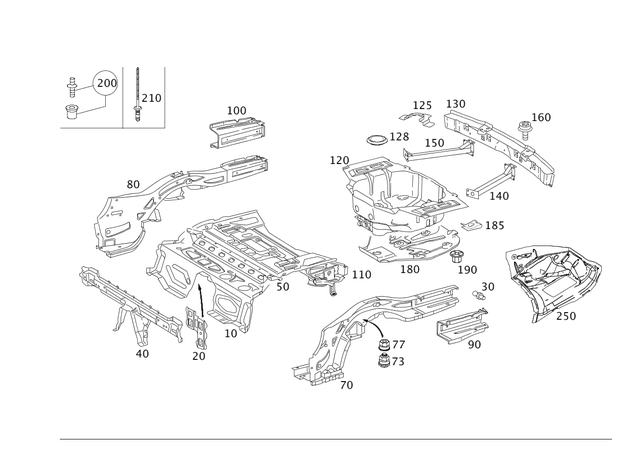 94990760364 - Substructure: Ball Stud for Mercedes-Benz Image image