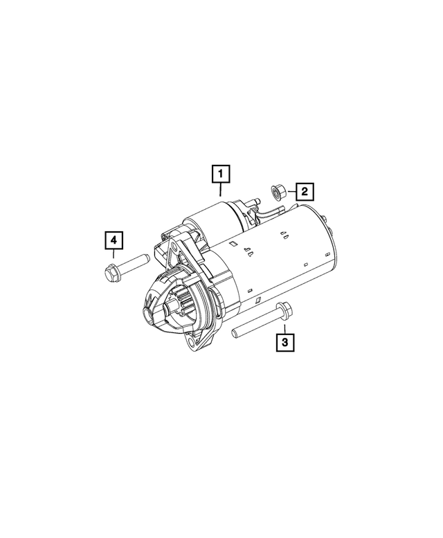 56029667AC - Electrical: Engine Starter for Mopar Image