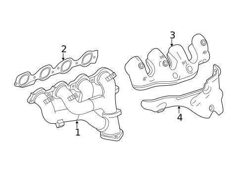 Exhaust Manifold for 2014 Chevrolet Camaro #0