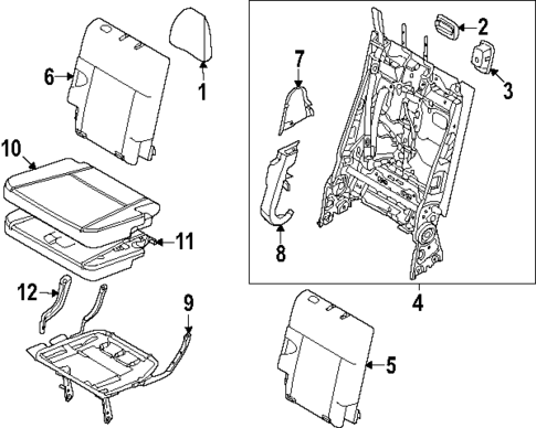 Third Row Seats for 2024 Hyundai Santa Fe #1