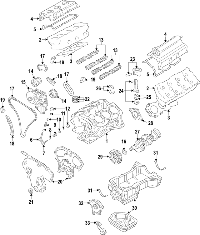 11000JP00C - Engine: Cylinder Block for Nissan Image