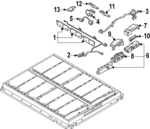 Z1971221BR - : Drive Motor Battery Pack Control Module Wiring Harness for Audi: Q4 e-tron, Q4 e-tron Sportback Image