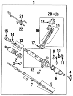 4425007011 - Steering: Gear Assembly for Toyota: Avalon Image