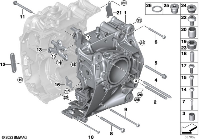 7147105340 - Engine: Stud Bolt - M10X130-10.9 for BMW-Motorrad Image