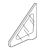 73331SNAA10 - Body: Side Glass for Honda: Civic Image