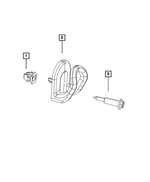 8DD31BD1AA - Interior Trim: Coat Hook for Mopar Image