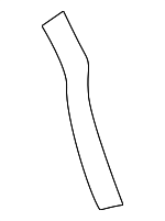 AR3Z6320000AAQ - Body: Stripe Tape for Ford: Mustang Image