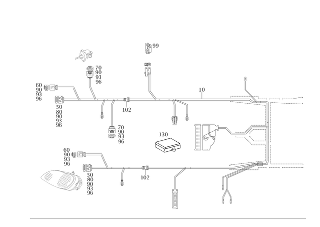 220540403298 - Electrical System: Electric Line for Mercedes-Benz Image image